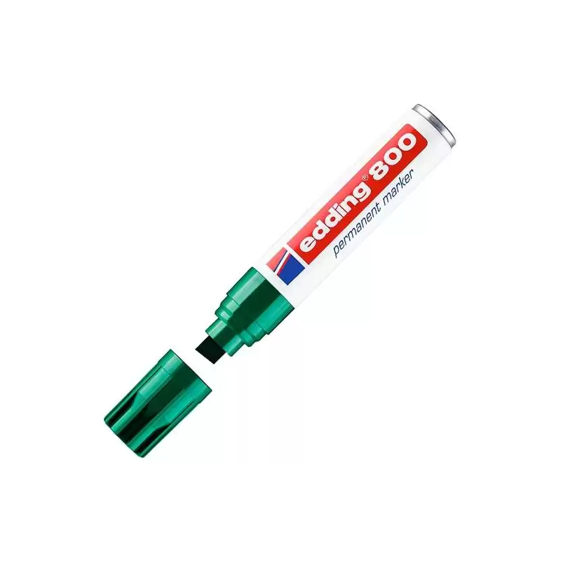 (800-4) EDDING MARCADOR PERMANENTE 800 VERDE