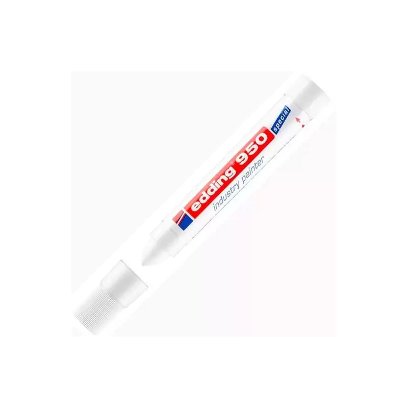(950-49) EDDING MARCADOR INDUSTRIAL 950 PUNTA REDONDA BLANCO