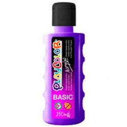 (18601) PLAYCOLOR PINTURA ACRYLIC BASIC BOTELLA 250ML VIOLETA