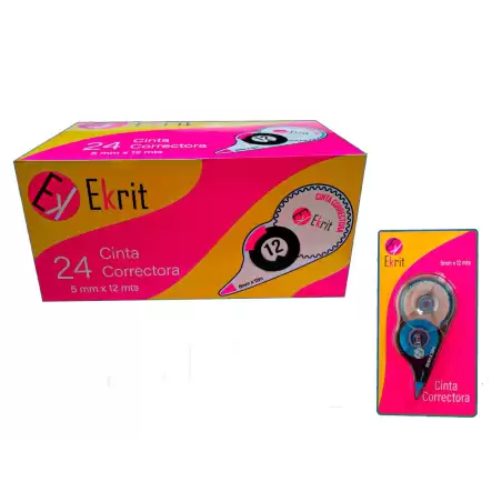 (CORRECTION TAPE) EKRIT CINTA CORRECTORA 5MM X 12M BLISTER