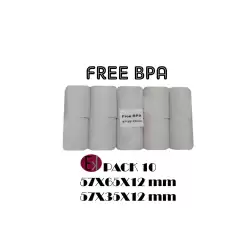 (RT-EV03-57X55) EKRIT ROLLO TÉRMICO SIN BPA 57X55X12MM 57GRS -10U-