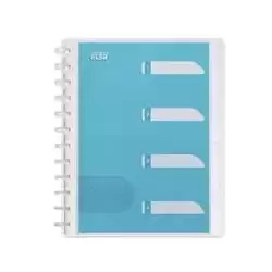 (100205613) ELBA CARPETA DE FUNDAS INTERCAMBIABLES VARIOZIP 30 FUNDAS HAWAI  4 SEPARADORES + INDICE TRANSPARENTE A4