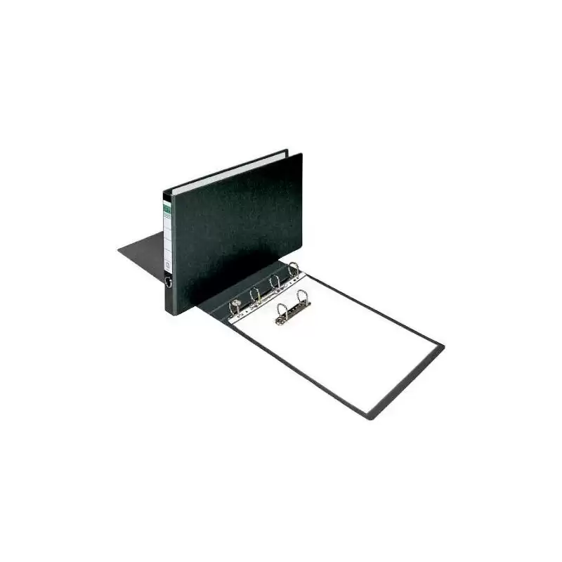 (100580230) ELBA CARPETA DE ANILLAS 4 X 35MM A3 APAISADO LOMO 50MM CARTÓN COMPACTO NEGRO