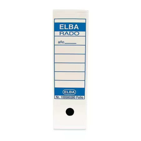 (100580280) ELBA ARCHIVO DEFINITIVO FOLIO LOMO 100MM BLANCO -50U-