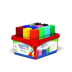 (F523800) GIOTTO ROTULADORES TURBO COLOR SURTIDOS SCHOOLPACK 144 UD