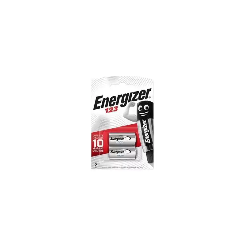 (EGBCR1232) ENERGIZER PILA LITIO FOTO CR123 3V BLISTER -2U-