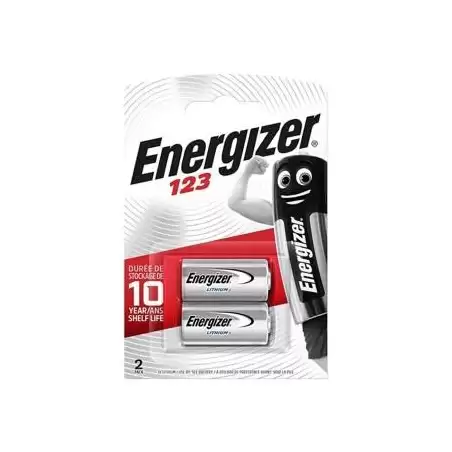 (EGBCR1232) ENERGIZER PILA LITIO FOTO CR123 3V BLISTER -2U-
