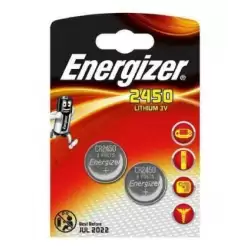 (EGBCR24502) ENERGIZER PILAS PLANAS DE LITIO 3V - CR2450 (2 PACK)