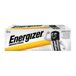 (ENEINDLR14C12) ENERGIZER PILA INDUSTRIAL CLR14 ALCALINAS C 1.5V BLISTER-12-