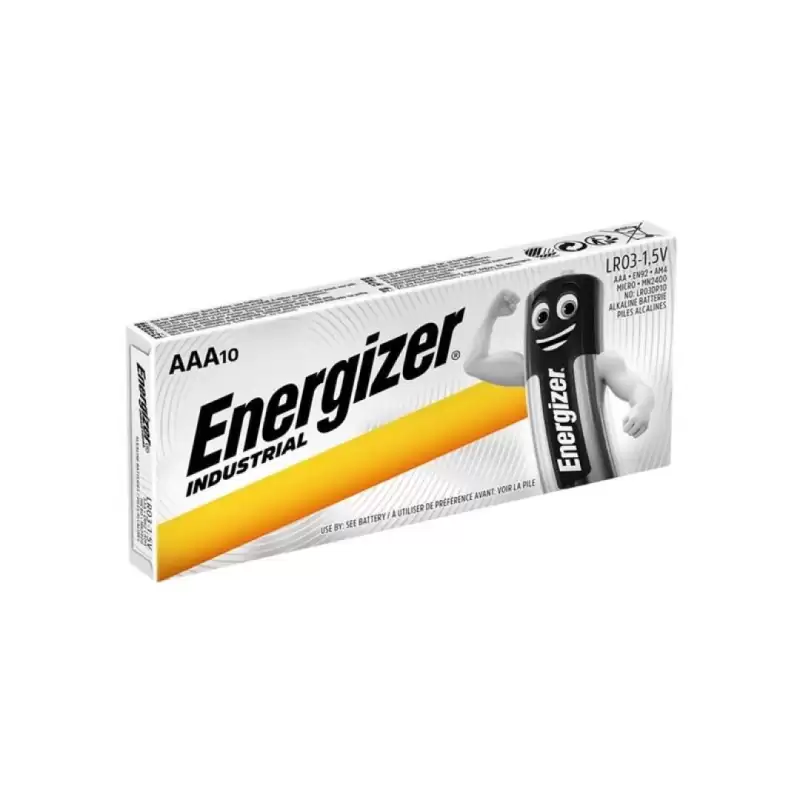 (ENEINDLR3C10) ENERGIZER INDUSTRIAL ALCALINA LR03 AAA 1