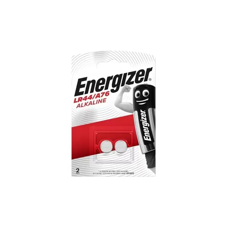 (ENELR442) ENERGIZER PILA BOTON LR44 ALCALINAS 1.5V BLISTER-2
