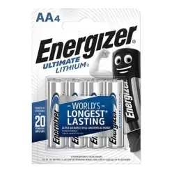 (ENEULTLR6B4) ENERGIZER ULTIMATE LITHIUM PILA LITIO AA L91 FR06 1