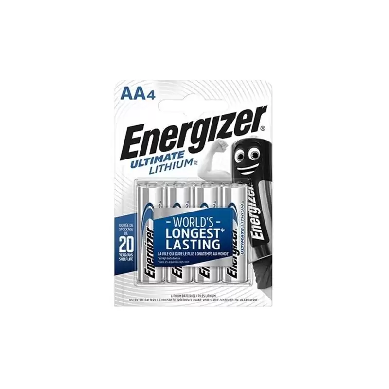 (ENEULTLR6B4) ENERGIZER ULTIMATE LITHIUM PILA LITIO AA L91 FR06 1