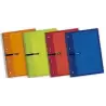 (100430093) ENRI CUADERNO ESPIRAL MICROPERFORADO 120H+40H A4+ 5X5MM 4 TALADROS 5 BANDAS COLOR T/EXTRADURAS C/SURTIDOS