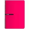 (100435749) ENRI CUADERNO ESPIRAL 100H FOLIO 70GR T/DURA 4X4 ROJO