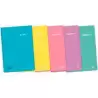 (400150287) ENRI CUADERNO ESPIRAL FOLIO 80H 4X4MM C/M TAPA PP C/SURTIDOS PASTEL