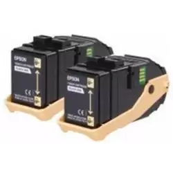 (C13S050609) EPSON ACULASER C9300 TONER NEGRO (PACK 2)