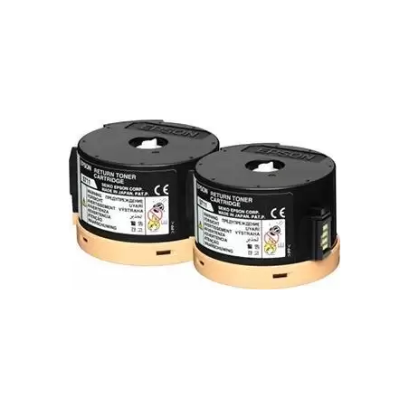 (C13S050711) EPSON ACULASER AL-M200DN/M200DW TONER NEGRO RETORNABLE (PACK 2)