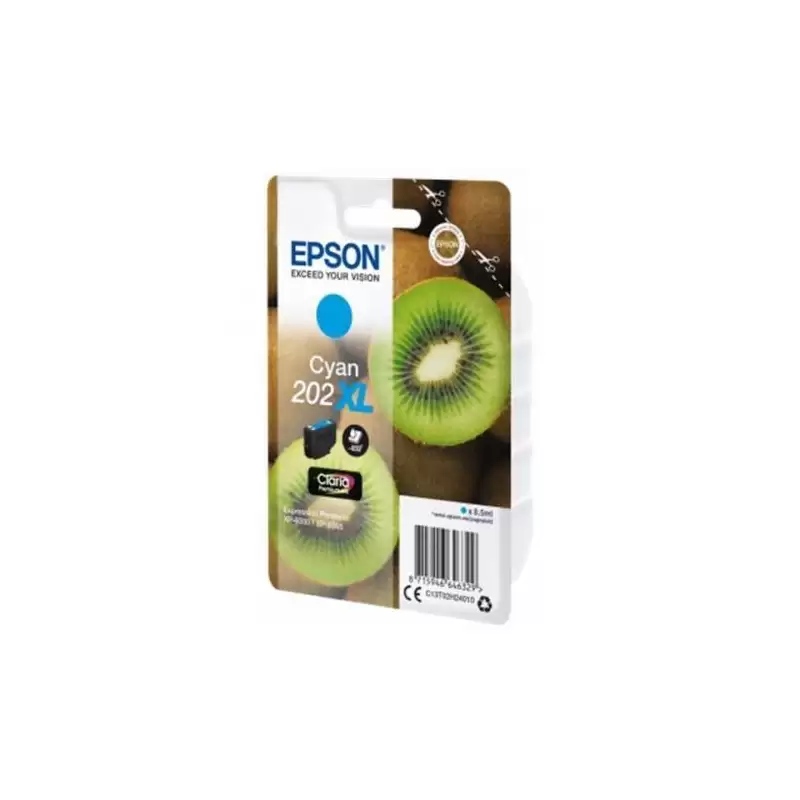 (C13T02H24010) EPSON SINGLEPACK CYAN 202XL CLARIA PREMIUM INK