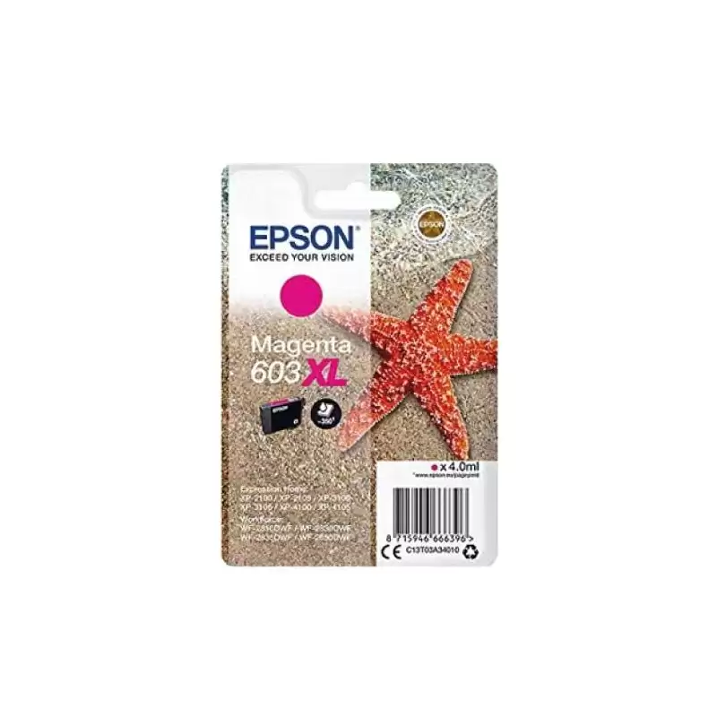 (C13T03A34010) EPSON TINTA MAGENTA XP-2100