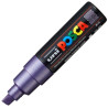 (300764000) POSCA MARCADOR  PC-8K NO PERMANENTE PUNTA BISELADA 8.0MM VIOLETA METÁLICO