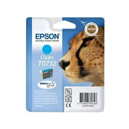 (C13T07124012) EPSON TINTA CIAN STYLUS D-78/92/120/DX-4000/5000/6000/7000F
