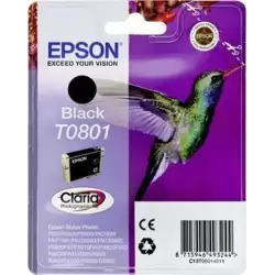 (C13T08014011) EPSON STYLUS PHOTO R-265/360/RX-560/585/685 CARTUCHO NEGRO