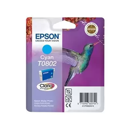 (C13T08024011) EPSON STYLUS PHOTO R-265/360/RX-560/585/685 CARTUCHO CIAN