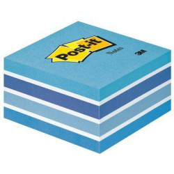 (7100172385) POST-IT CUBO DE NOTAS MULTICOLOR 5X90 HOJAS 76X76 TONOS AZUL PASTEL