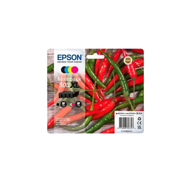 (C13T09R64010) EPSON TINTA MULTIPACK BK / C / M / Y  XP-5200