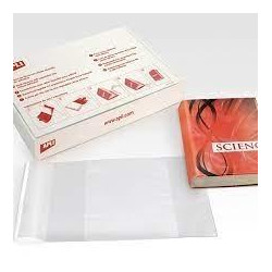 (16908) APLI FORRO DE LIBROS CON SOLAPA AJUSTABLE 295MM PVC 130 MICRAS CAJA 100 UD