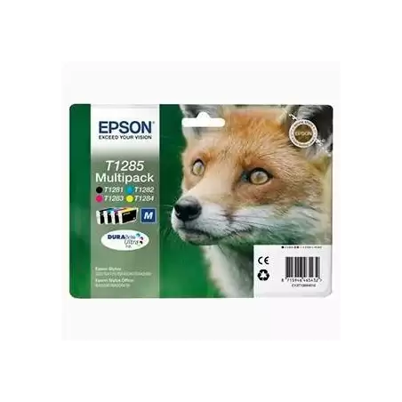 (C13T12854012) EPSON TINTA BK / C / M / Y - STYLUS S22/SX125/SX 235W /420W/425W/ OFFICE BX305 (PACK 4)