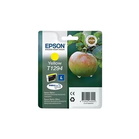 (C13T12944012) EPSON TINTA AMARILLO STYLUS SX 235W /420W/425W/ OFFICE BX305F/320FW