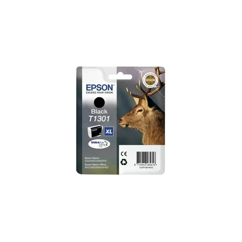 (C13T13014012) EPSON TINTA NEGRO STYLUS SX525WD/620FW/ OFFICE B42WD/ 525WD/625FWD/925FWD