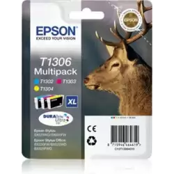 (C13T13064012) EPSON TINTA C / M / Y MULTIPACK SX525WD/620FW/ OFFICE B42WD/525WD/625FWD/925FWD