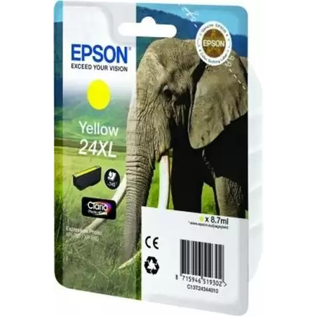 (C13T24344012) EPSON TINTA AMARILLO CLARIA PHOTO HD INK EXPRESSION PHOTO XP-950 - 24XL