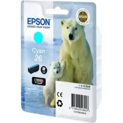(C13T26124012) EPSON TINTA CIAN CLARIA PREMIUM XP 510 520 600 605 610 615 620 625 700 710 720 800 810 820 - 26