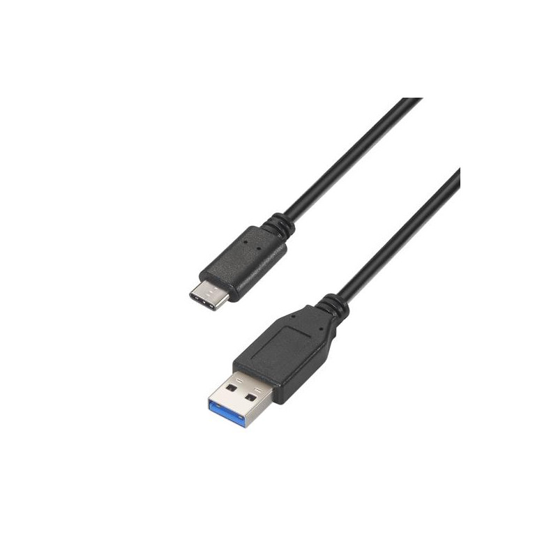(A107-0060) AISENS CABLE USB 3.1 GEN2 10GBPS 3A TIPO USB-C/M - A/M NEGRO 1