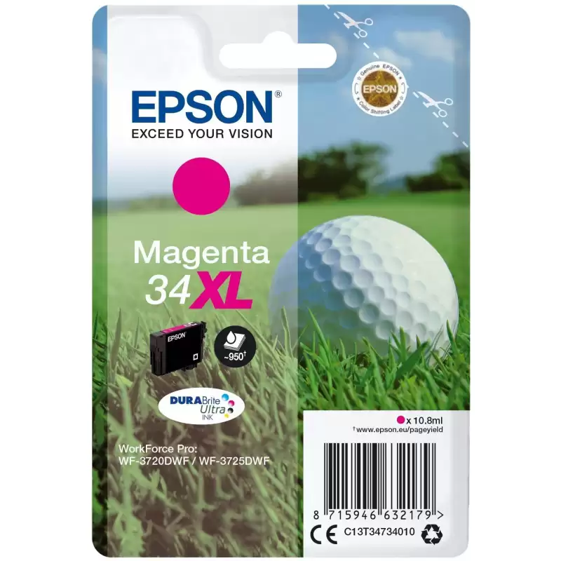 (C13T34734010) EPSON CARTUCHOS DE TINTA MAGENTA DURABRITE  ULTRA INK