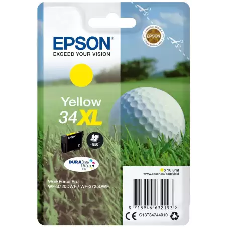 (C13T34744010) EPSON CARTUCHOS DE TINTA AMARILLO DURABRITE  ULTRA INK