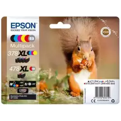 (C13T379D4010) EPSON MULTIPACK 6-COLOURS 478XL CLARIA PHOTO HD INK