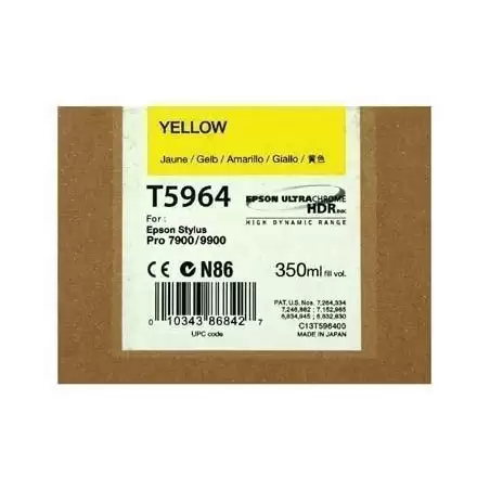 (C13T596400) EPSON CARTUCHO DE TINTA AMARILLO STYLUS PHOTO SP 7700/7890/7900/WT7900/9700/9890/9900