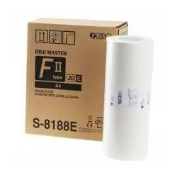(S-8188E) RISO MASTER FORMATO A4 EZ-200,201,300,301 / RZ 200, 300 / SF5030, SF5030EII (PACK 2) (SUSTITUYE A S4250E S6977E S7611)