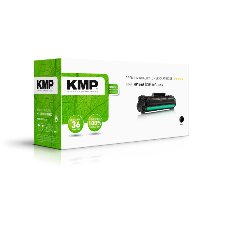 (CB436A) TONER KMP NEGRO LASERJET P 1505 1505N M1522N M1522NF M1120 M1120N - 36A