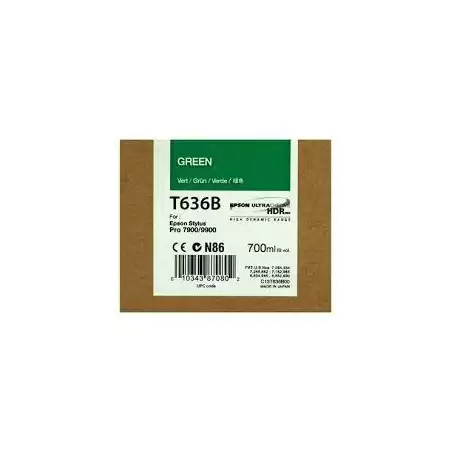 (C13T636B00) EPSON GF STYLUS PHOTO 7900/9900 CARTUCHO VERDE