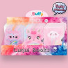 (EKL-2501) ROYMART LIBRETAS FLUFFY C/CANDADO 80H A5 8OGR SURTIDOS EXPOSITOR 12 UD