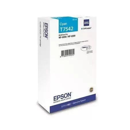 (C13T754240) EPSON CARTUCHO CIÁN XXL 7000P WF-8X90