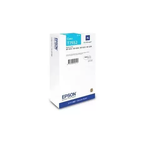 (C13T755240) EPSON CARTUCHO CIAN XL 4000P WF-8XXX