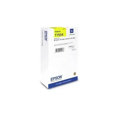 (C13T755440) EPSON CARTUCHO AMARILLO XL 4000P WF-8XXX