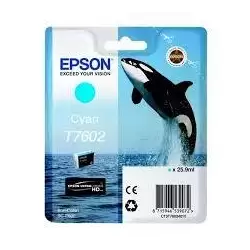 (C13T76024010) EPSON SURECOLOR SC P600 CARTUCHO CIAN